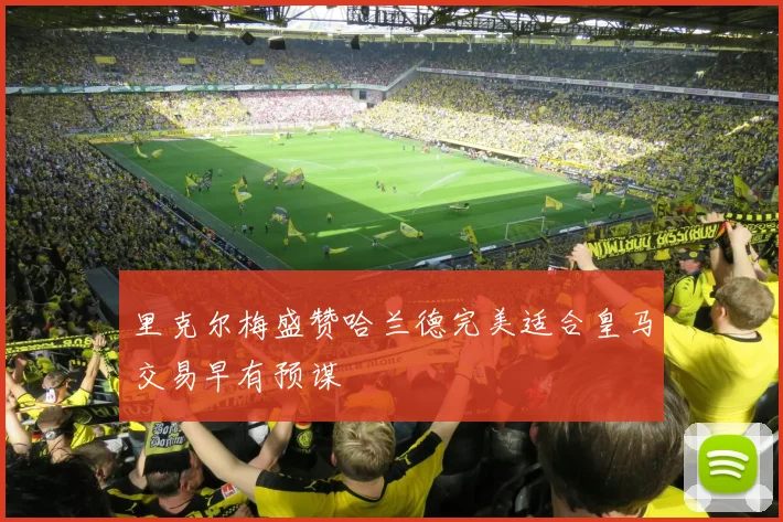 里克尔梅盛赞哈兰德完美适合皇马交易早有预谋